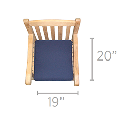 Royal Teak Collection One Seater Cushion