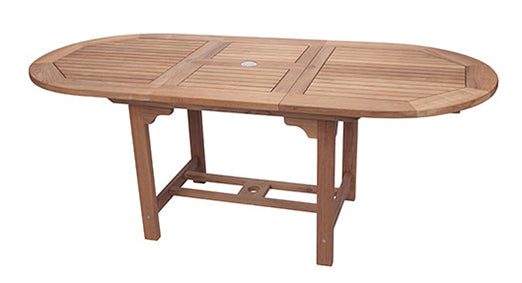 Royal Teak Collection 72/96 Family Expansion Table Oval