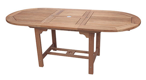 Royal Teak Collection 96/120 Family Expansion Table-Oval