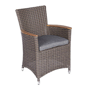 Royal Teak Collection Helena Chair Gray / Gray Cushion