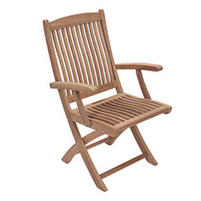 Royal Teak Collection Sailor Folding Arm Chair