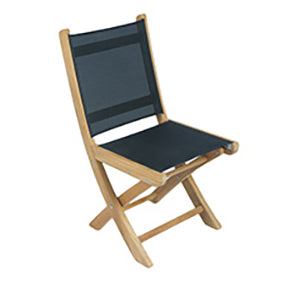 Royal Teak Collection Sailmate Folding Side Sling Chair