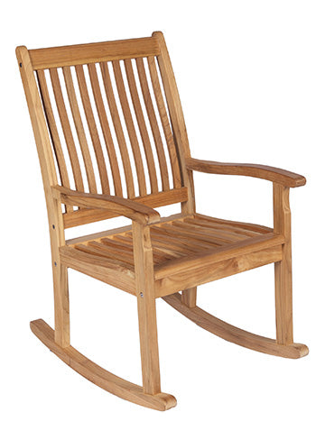 Royal Teak Collection Highback Comfort Rocking Chair