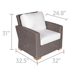 Royal Teak Collection Sanibel Club Chair